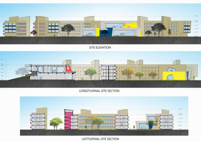 BIM建筑|多样且多彩，每扇窗户都有各自性情的学生公寓年夜楼 /Sanjay Puri建筑事务所