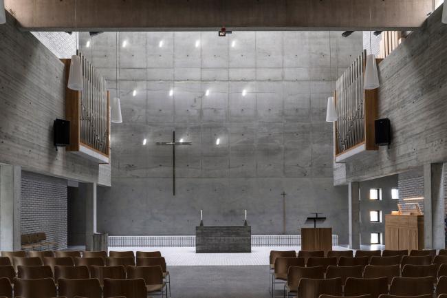 BIM建筑|挪威小城的新教堂和文化中间 / Einar Dahle Arkitekter + Hille Melbye Arkitekter