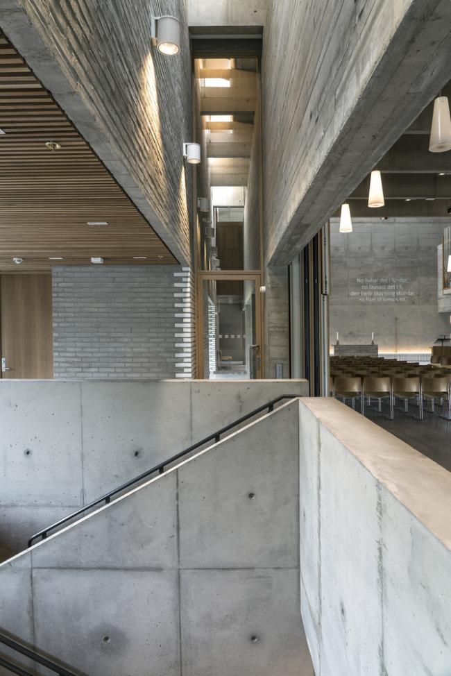 BIM建筑|挪威小城的新教堂和文化中间 / Einar Dahle Arkitekter + Hille Melbye Arkitekter