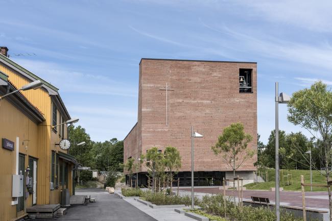 BIM建筑|挪威小城的新教堂和文化中间 / Einar Dahle Arkitekter + Hille Melbye Arkitekter