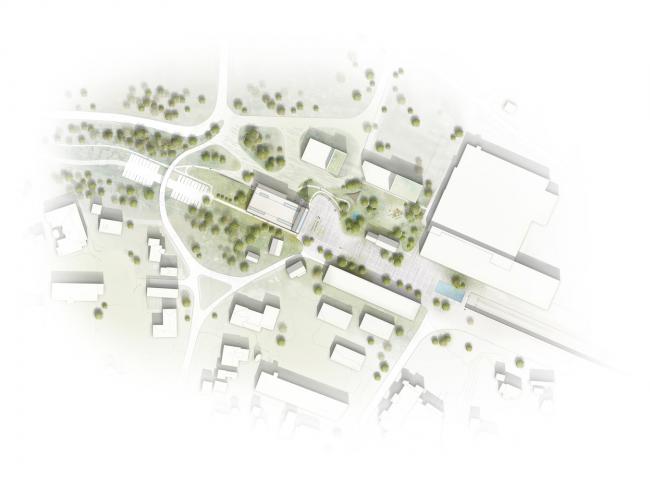 BIM建筑|挪威小城的新教堂和文化中间 / Einar Dahle Arkitekter + Hille Melbye Arkitekter