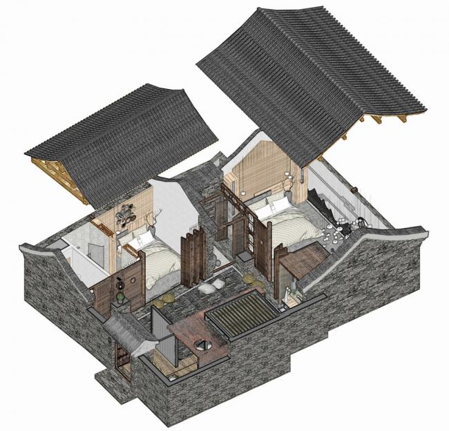 BIM建筑|瓦园 / 平凡建筑