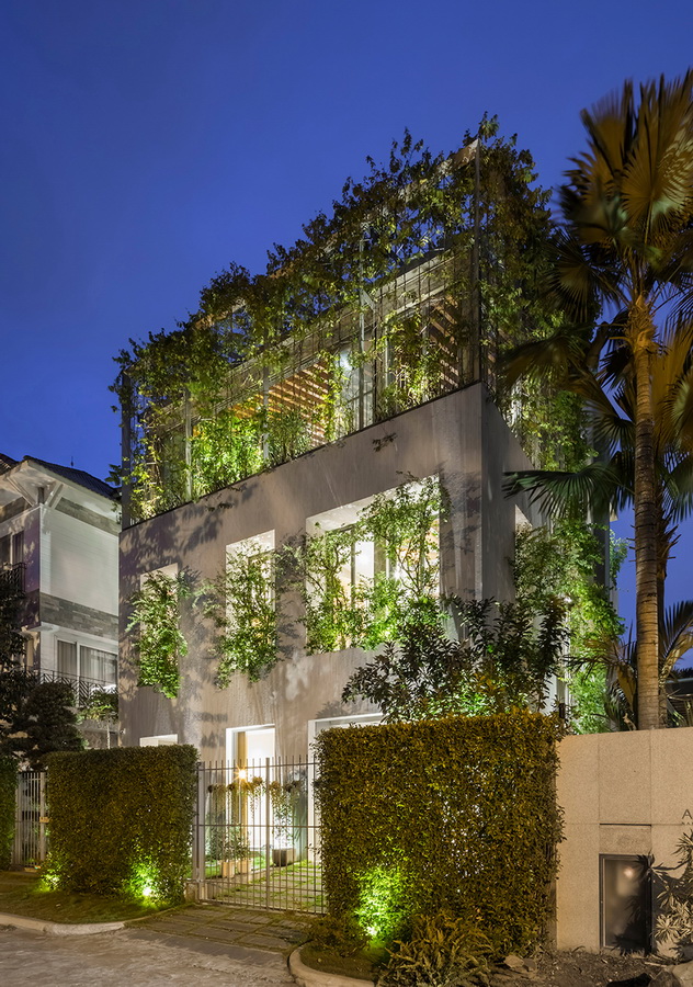 BIM建筑|像植物一样光合感化——盛满阳光与绿意的越南公园室第