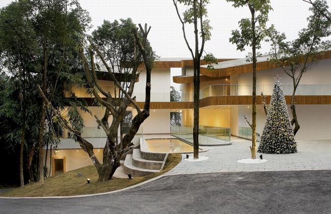 BIM建筑|年夜山的轮廓：重庆南山里平易近宿 / 鳞见设计