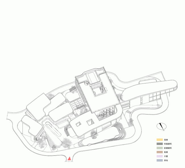 BIM建筑|年夜山的轮廓：重庆南山里平易近宿 / 鳞见设计