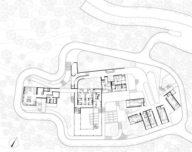 BIM建筑|年夜山的轮廓：重庆南山里平易近宿 / 鳞见设计