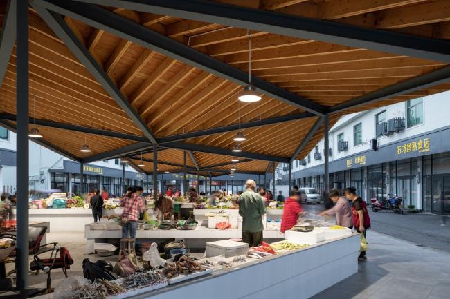 BIM建筑|侠父村农贸市场 / 本构建筑事务所