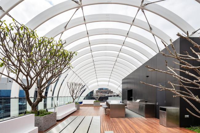 BIM建筑|弧形高层公寓 / 高田浩一建筑事务所