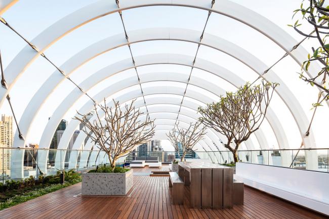 BIM建筑|弧形高层公寓 / 高田浩一建筑事务所