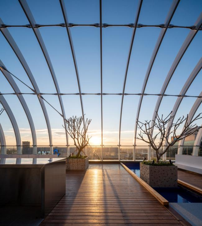 BIM建筑|弧形高层公寓 / 高田浩一建筑事务所