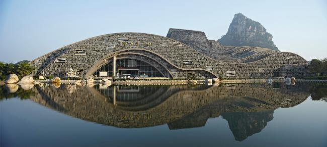 BIM建筑|柳州奇石展览馆丨天津年夜学建筑计划设计研讨总院，张华传授工作室