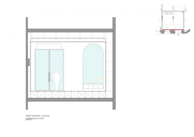 BIM建筑|Camper 专卖店 / 隈研吾建筑都会设计事务所