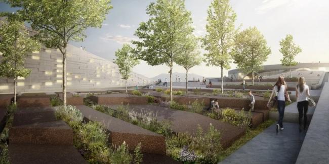 BIM建筑|Snøhetta新作：依山就势，连绵升沉的博尔扎诺新博物馆园区