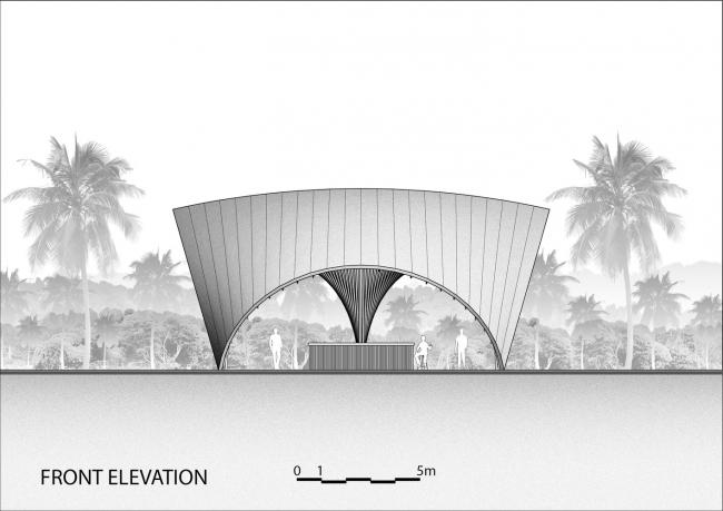 BIM建筑|欲展翅翱翔：火烈鸟竹制展馆