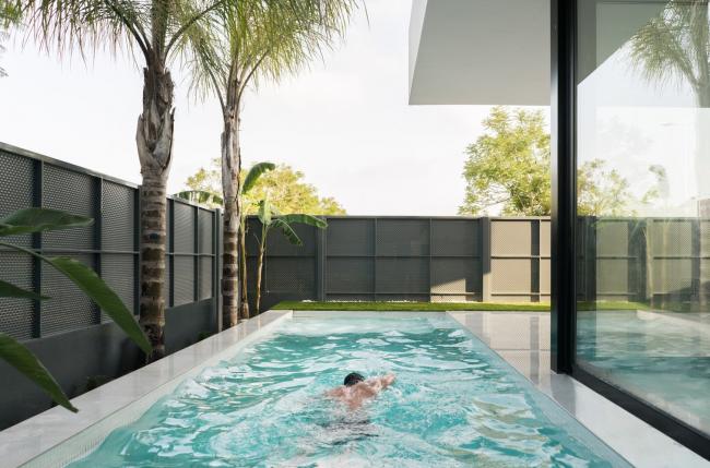 BIM建筑|年夜简至繁，横条纹也能小清爽的西班牙水族馆室第