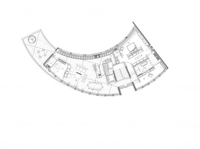 BIM建筑|仿佛一块远眺年夜海的侏罗纪珊瑚石：潮汐弧线室第