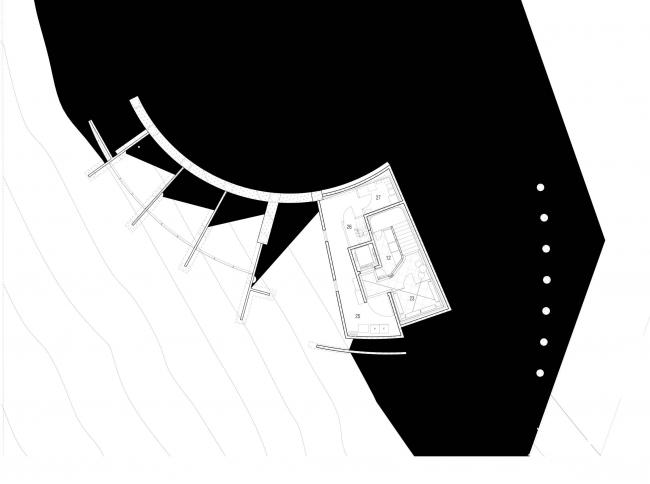 BIM建筑|仿佛一块远眺年夜海的侏罗纪珊瑚石：潮汐弧线室第