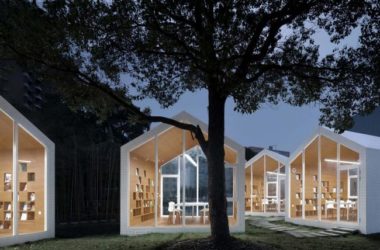 BIM建筑|80㎡ 校园草舆图书馆 / Yuan Architects-BIM建筑网