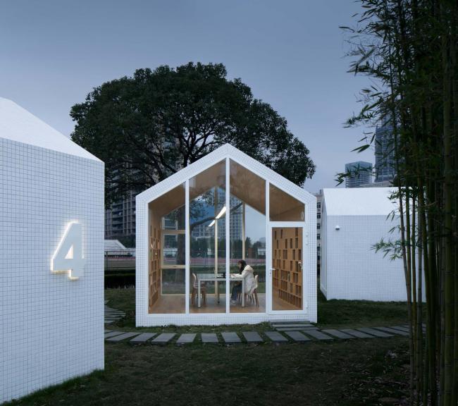 BIM建筑|80㎡ 校园草舆图书馆 / Yuan Architects