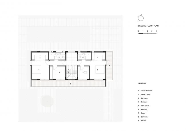 BIM建筑|长田云居 / UM