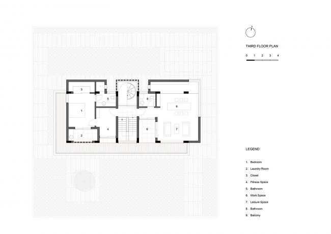 BIM建筑|长田云居 / UM