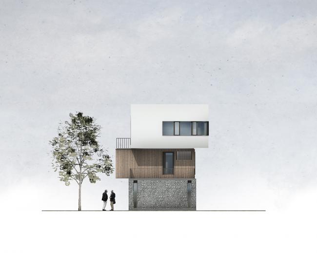 BIM建筑|长田云居 / UM