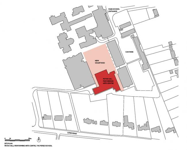 BIM建筑|摆设在英国剑桥校园的玻璃盒子——剧院艺术中间