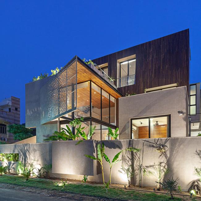 BIM建筑|帘幕轻遮，碉堡若现，余韵犹存：印度查维室第