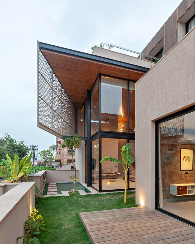 BIM建筑|帘幕轻遮，碉堡若现，余韵犹存：印度查维室第