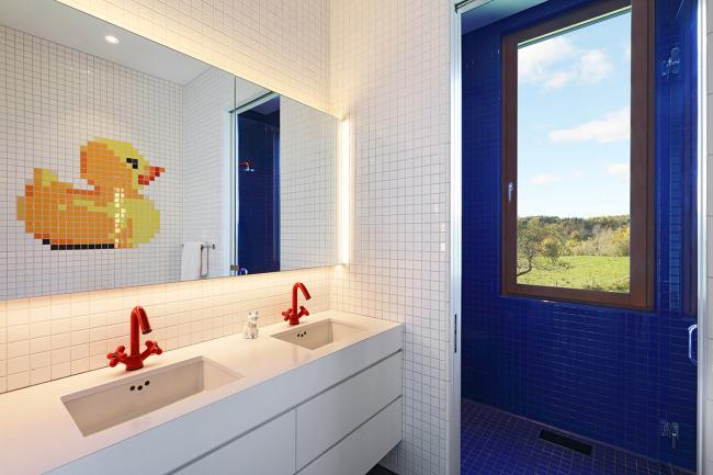 BIM建筑|绵延草色间的玻璃盒子与石头盒子