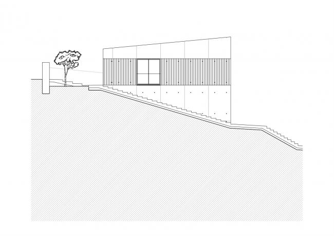 BIM建筑|面向海边睁开的年夜跨度不雅景台，极简天然的构架式室第