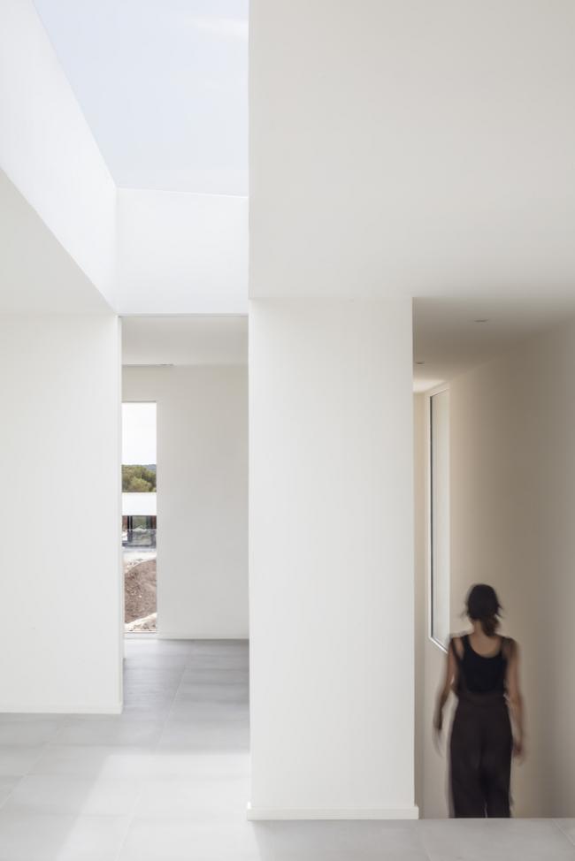 BIM建筑|面向海边睁开的年夜跨度不雅景台，极简天然的构架式室第