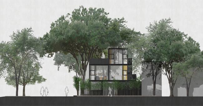 BIM建筑|东莞橙果传媒集装箱办公室 l 间外建筑工作室，冯国安