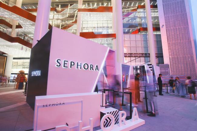 BIM建筑|沉醉式的趣玩空间：丝芙兰品牌概念展现空间设计 l 璞达（武汉）建筑设计