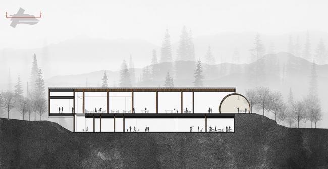 BIM建筑|山崖之巅,格构空间-重庆御临府艺术中间 / 成执设计