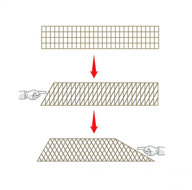 BIM建筑|山崖之巅,格构空间-重庆御临府艺术中间 / 成执设计