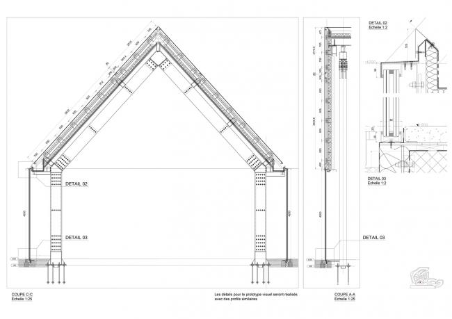 BIM建筑|法国里昂奥特莱斯，白色斗室子组成村落 / Gianni Ranaulo Design