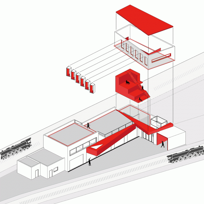 BIM建筑|一场汽车喜好者的社交试验，The Pit House汽车俱乐部 / 上建下筑工作室