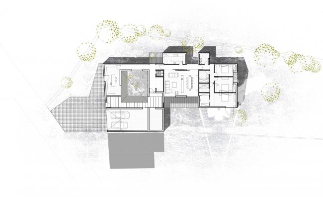 BIM建筑|延展之景，清幽之家 / DRK.Architects