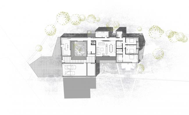 BIM建筑|延展之景，清幽之家 / DRK.Architects