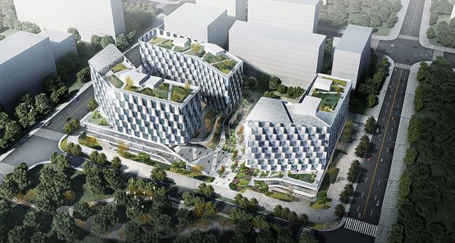 BIM建筑|鲸鱼来袭丨零壹城市揭晓个推总部设计