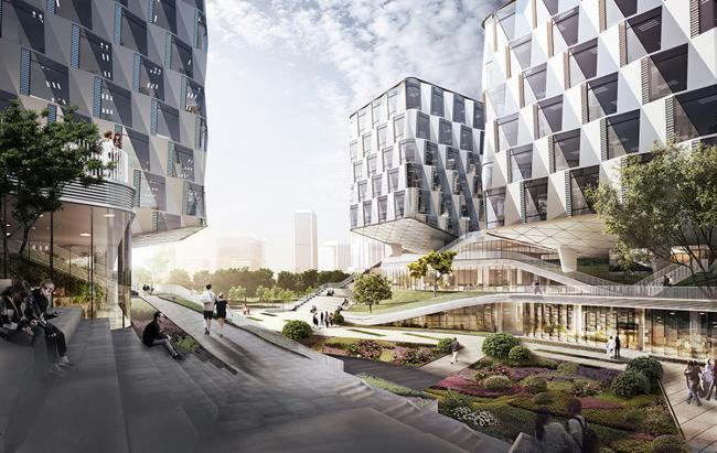 BIM建筑|鲸鱼来袭丨零壹城市揭晓个推总部设计