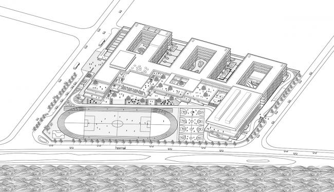 BIM建筑|垂直书院——姑苏科技城试验小学设计 / 年夜正+致正建筑事务所