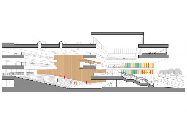 BIM建筑|垂直书院——姑苏科技城试验小学设计 / 年夜正+致正建筑事务所