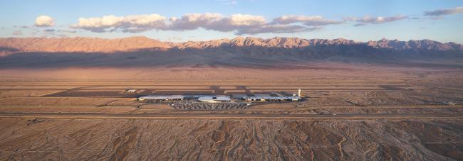 BIM建筑|苍莽戈壁中的一片白色蘑菇岩：以色列蒂姆纳国际机场