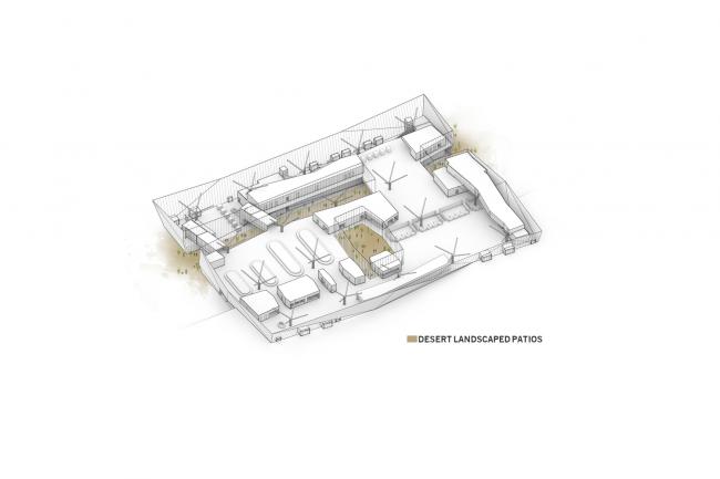 BIM建筑|苍莽戈壁中的一片白色蘑菇岩：以色列蒂姆纳国际机场