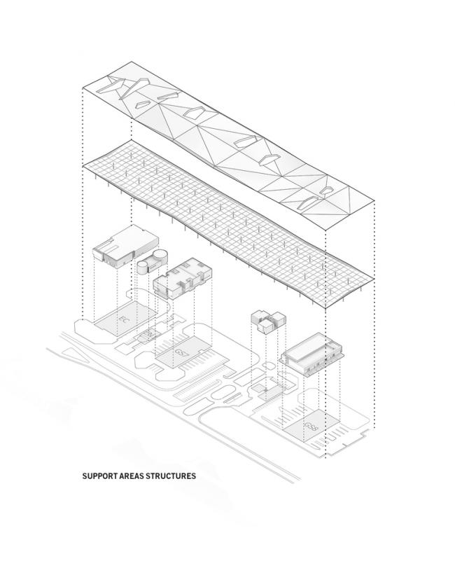 BIM建筑|苍莽戈壁中的一片白色蘑菇岩：以色列蒂姆纳国际机场