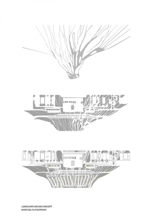 BIM建筑|苍莽戈壁中的一片白色蘑菇岩：以色列蒂姆纳国际机场