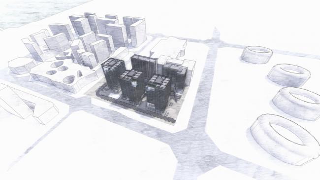 BIM建筑|活动的空间系统——成都昌鑫青羊万和中间 / 成执设计