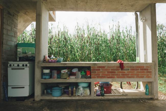 BIM建筑|墨西哥火山景不雅区的小小城堡——绿田温馨的柴火之家